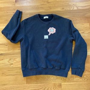 Acne Studios soft Face Sweatshirt